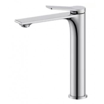 Washbasin faucet Demm Shine, standing, height 150mm, spout 125mm, without pop, chrome