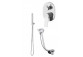 System shower Demm Shine, concealed, 2 wyjścia wody, spout 15cm, chrome