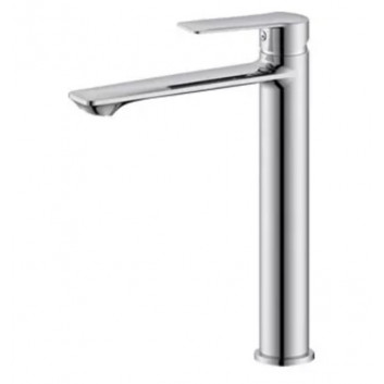 Washbasin faucet Demm Drake, standing, height 171mm, spout 120mm, without pop, chrome