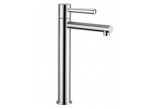 Washbasin faucet Demm Spike, standing, height 300mm, spout 186mm, without pop, chrome
