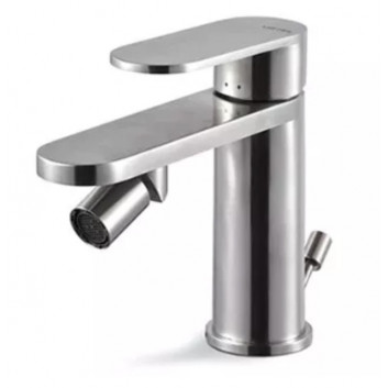 Washbasin faucet Vema Ayas Steel, standing, height 280mm, spout 173mm, korek klik-klak, inox