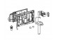 Module Geberit DuoFresh z automatycznym uruchamianiem i pojemnikiem na wkład Geberit DuoFresh, do spłuczki concealed Sigma 12 cm