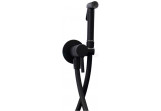 Bidet mixer concealed Paffoni Peonia with handle - black mat