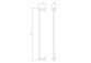 Towel rail Omnires Modern project, 40 cm chrome