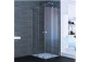 Door sliding Huppe Aura Elegance , 900 x 900 mm, glass silver mat , transparent- sanitbuy.pl