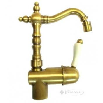 Giulini Giovanni Praga bidet mixer retro stare gold 