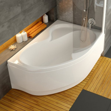 Obudowa front panel dla bathtub Ravak Rosa II right, 170x105cm, white