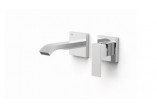 Washbasin faucet Tres Caudro Exclusive, concealed, spout 240mm, black mat