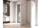 Door shower for recess installation Sanswiss Solino SOLF1, left, 80cm, profil black