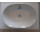Recessed washbasin Roca Gap Round, 55x39cm, oval, overflow, white
