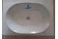 Recessed washbasin Roca Gap Round, 39x39cm, overflow, white