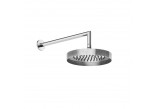 Overhead shower Gessi Anello, round, 218mm, regulowana, with arm ściennym 343mm - Copper Brushed PVD