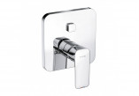 KLUDI PURE&STYLE concealed mixer bath and shower PUSH & SWITCH
