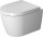 Bowl WC hanging Compact Duravit Rimless, color wewnętrzny white, color zewnętrzny white jedwabny mat, 48 x 36 cm, powłoka HygieneGlaze