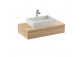 Cabinet vanity SD Ravak Formy 1000, oak