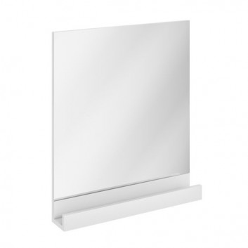 Mirror proste Ravak 10° 550, witk shelf, white