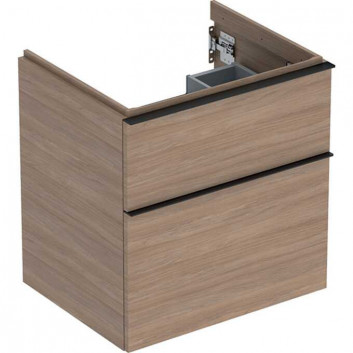 Cabinet pod umywalkę Geberit iCon 60 with two drawers, oak naturalny