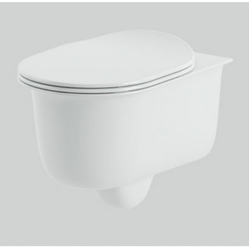 Bowl Artceram A16 hanging, 36x52 cm, drain poziomy, white- sanitbuy.pl