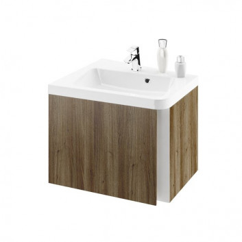 Cabinet vanity Ravak SD 10° Left ,corner, 550mm, white