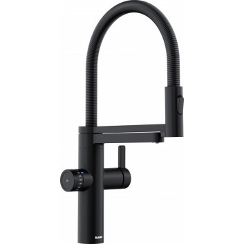 Kitchen faucet Blanco Evol-S Pro standing z podłączeniem do filtra wody - black mat