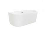 Besco Vista bathtub freestanding 140x75 cm wallmounted, white