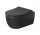 Bowl WC hanging Massi Molis black 36x54 cm with soft-close WC seat Slim - black
