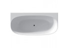 Bathtub freestanding Riho Omega wallmounted 170x80 cm - white shiny