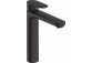 Washbasin faucet Hansgrohe Rebris S single lever 80 CoolStart z metalowym kompletem odpływowym - black mat