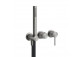 Mixer shower Gessi Shower316, concealed, 2 wyjścia wody, Shower set, brushed steel