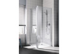 Shower enclosure Kermi Cada XS, 80cm, silver shine
