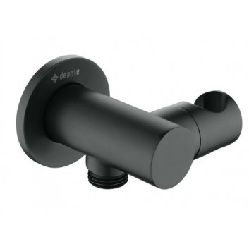 Arm deszczownicy Deante Cascada, wall mounted, 325mm, round, black