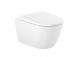 Wall-hung wc Roca Ona Compacto Rimless, 48x36cm, white