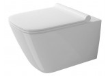 Set bowl Catalano Green New Flush hanging 55 cm bezkołnierzowa + soft-close WC seat, white + mocowania