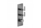 Mixer shower Gessi Inciso Wellness, concealed thermostatic, 2 wyjścia wody, uchwyty krzyżowe, chrome