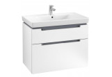 Cabinet vanity Villeroy & Boch Subway 2.0, 787 x 590 x 449 mm, 2 elementy wysuwane - White Matt 