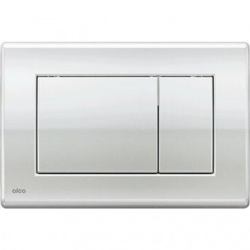 Flush button sterujący Alcaplast for concealed systems, stainless steel-półmat