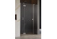 Door Radaway Essenza New KDJ+S 80 cm, Left, chrome, transparent glass EasyClean