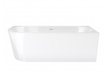 Corner bathtub Corsan INTERO right 170 cm z wykończeniem whitem - white