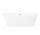 Bathtub wallmounted freestanding Corsan Mono 160 cm z wykończeniem chrome - white
