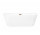 Bathtub wallmounted freestanding Corsan Mono 160 cm z wykończeniem złotym - white