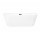 Bathtub wallmounted freestanding Corsan Mono 170 cm z wykończeniem black - white