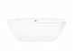 Bathtub freestanding Corsan Olvena 170 cm z wykończeniem whitem - white