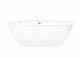 Bathtub freestanding Corsan Olvena 160 cm z wykończeniem whitem - white