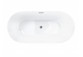 Bathtub freestanding Corsan Reno 170 cm z wykończeniem whitem - white