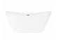 Bathtub freestanding Corsan Reno 170 cm z wykończeniem chrome - white