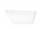 Bathtub freestanding Corsan Estella 170 cm z wykończeniem chrome - white