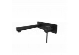 Washbasin faucet concealed Corsan Lugo black with spout