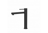 Mixer freestanding Corsan Lugo black with swivel spout