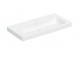 Geberit Modo Washbasin, B80cm, H15.5cm, T48.5cm, z overflow, with tap hole