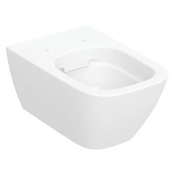 Geberit Smyle Square Hanging bowl WC, washdown model, B35cm, H33cm, T54cm, ukryte mocowania, Rimfree